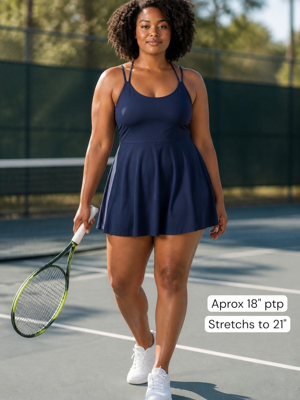 YITTY Active | Ultralux Tennis Dress in Navy